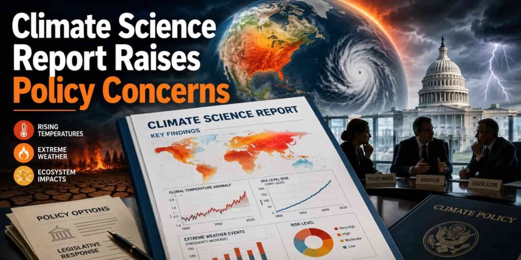 Climate Science Report Raises Policy Concerns