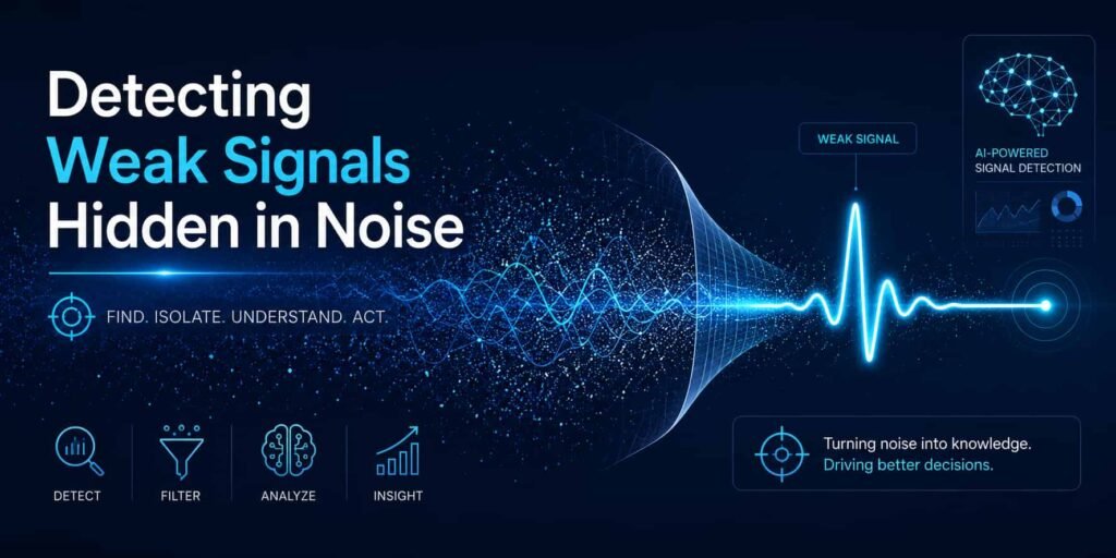 Detecting Weak Signals Hidden in Noise