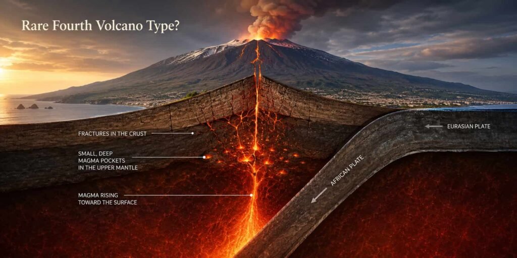 Etna Could Represent a Rare Fourth Volcano Type