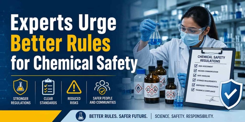 Experts Urge Better Rules for Chemical Safety