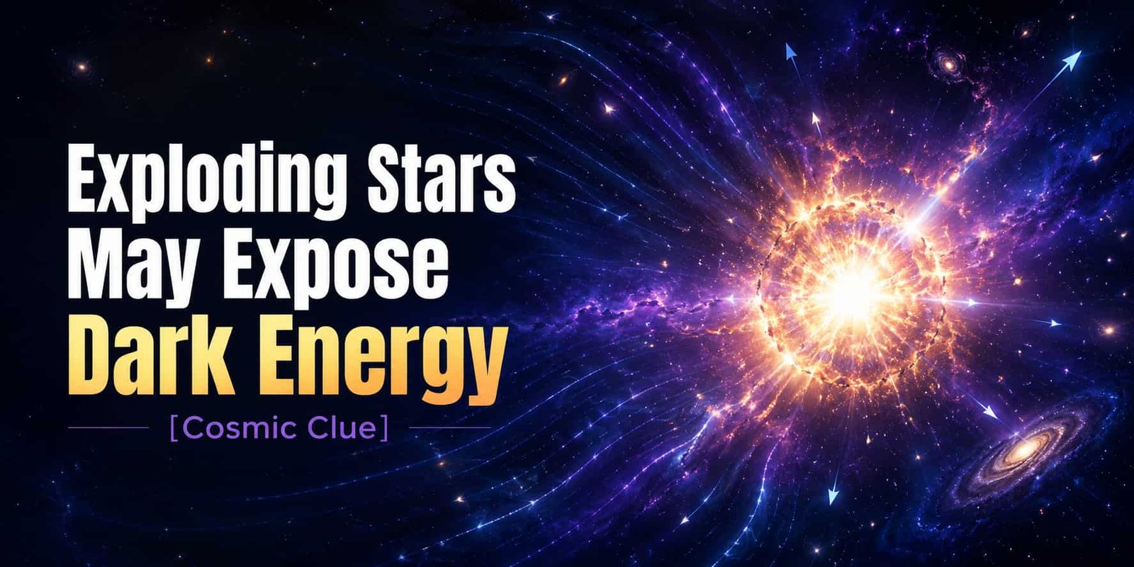 Exploding Stars May Expose Dark Energy [Cosmic Clue]