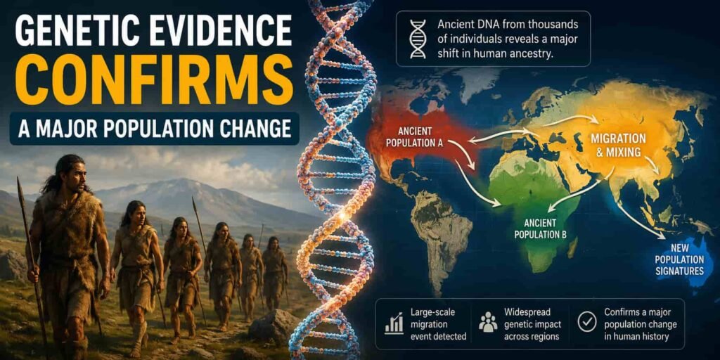 Genetic Evidence Confirms a Major Population Change