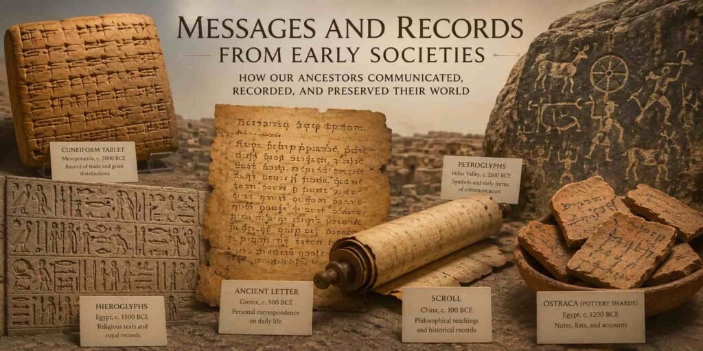 Messages and Records from Early Societies