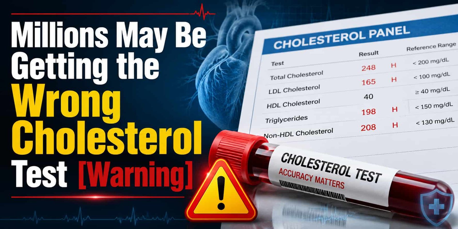 Millions May Be Getting the Wrong Cholesterol Test [Warning]