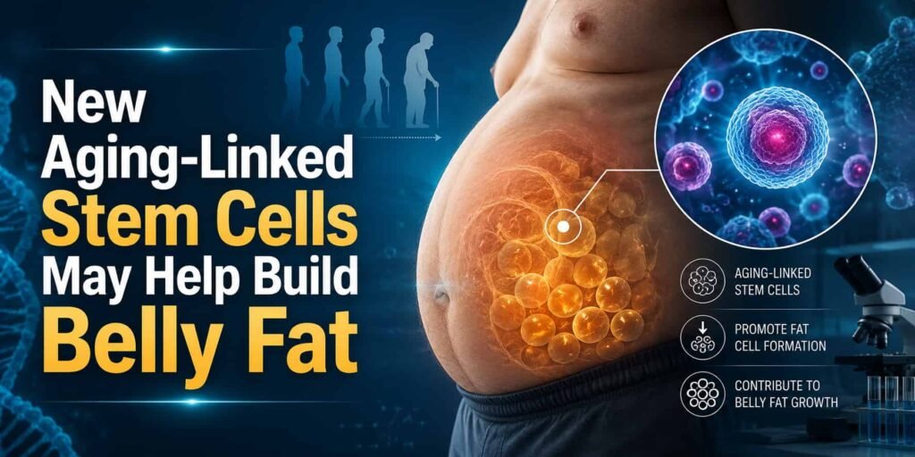 New Aging-Linked Stem Cells May Help Build Belly Fat
