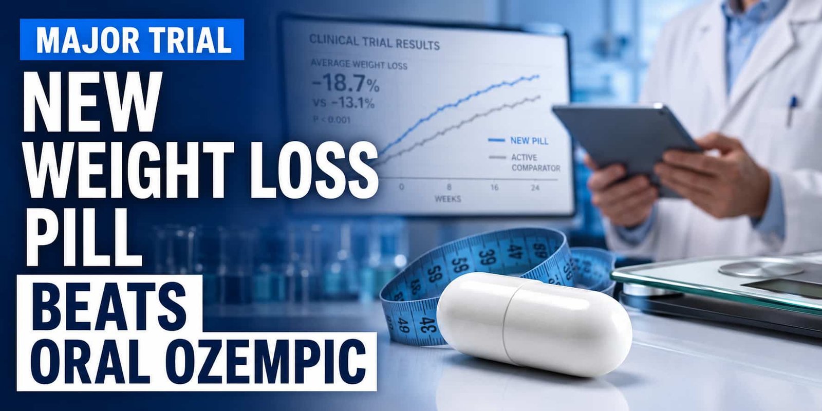 New Weight Loss Pill Beats Oral Ozempic [Major Trial]