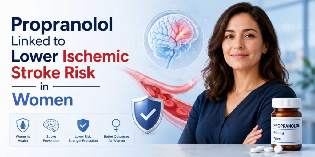 Propranolol Linked to Lower Ischemic Stroke Risk in Women