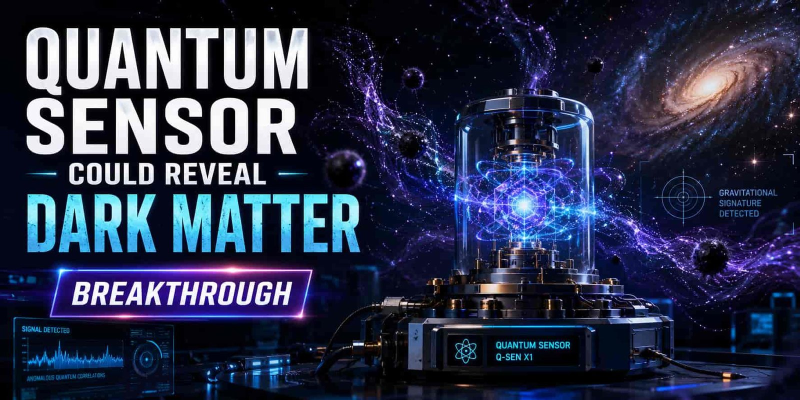 Quantum Sensor Could Reveal Dark Matter [Breakthrough]