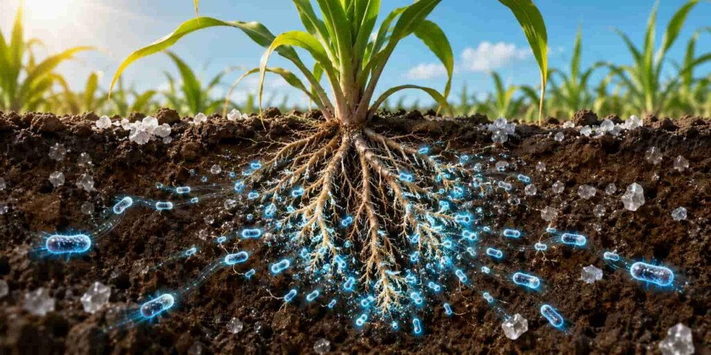 Salt-Stressed Roots Attract Helpful Bacteria