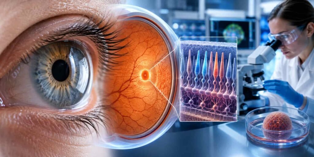 Scientists Reveal How the Retina Develops Its Sharpest Vision