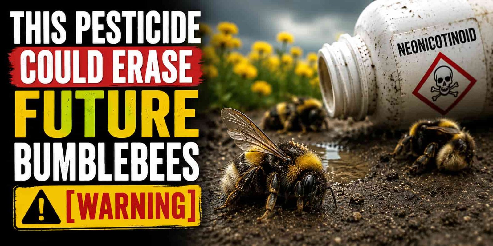 This Pesticide Could Erase Future Bumblebees [Warning]